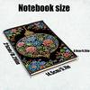 Diamond Painting Diary Book 50 Pages Crystal Notepad Sketchbook A5 Size 5D DIY Diamond Art Painting Notebook Kit