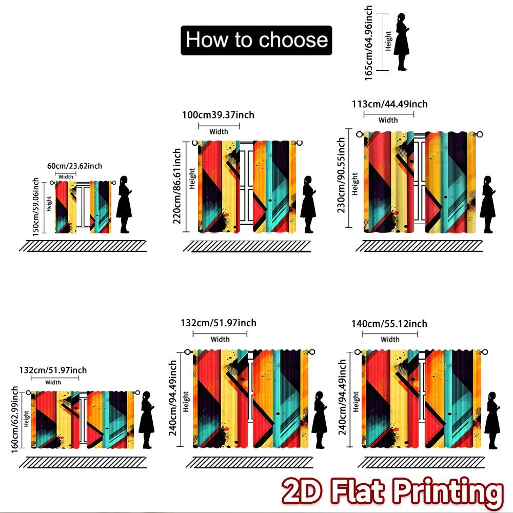 2D Flat Photography Backdrop Popular Background Cloth Geometric 100% Polyester Festive Wall Decor for Suitable for New