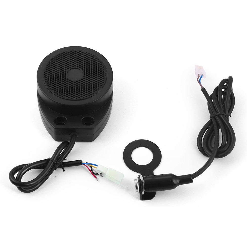12V-72V Simulation Exhaust Sound Wave Horn For Electric Scooter Engine Sound Simulator System Electronic Fake Turbo
