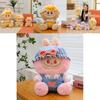 Plush Bear Doll With Sitting Strap For Kids Gift Collectors Soft Toy
