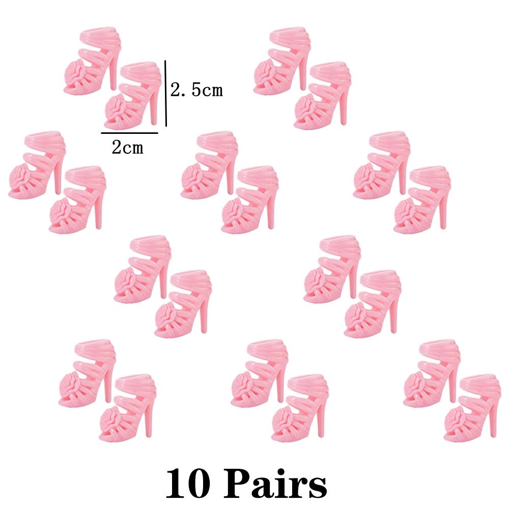 10 Pairs Fashion Doll Shoes 29CM Doll Sneakers Sports Shoes 11.5 Inch Doll Boots 1/6 Dolls Accessories 1/6 Doll DIY Toys GiftJJ