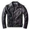 CHEJI Ekte Lær Kuskinn Biker Motorsykkel Denim Fasjonabel Jakke, Herrefrakk, Jakke, Kort, Jakke, Kuldebestandig, Vindtett, Tykk, Vår,