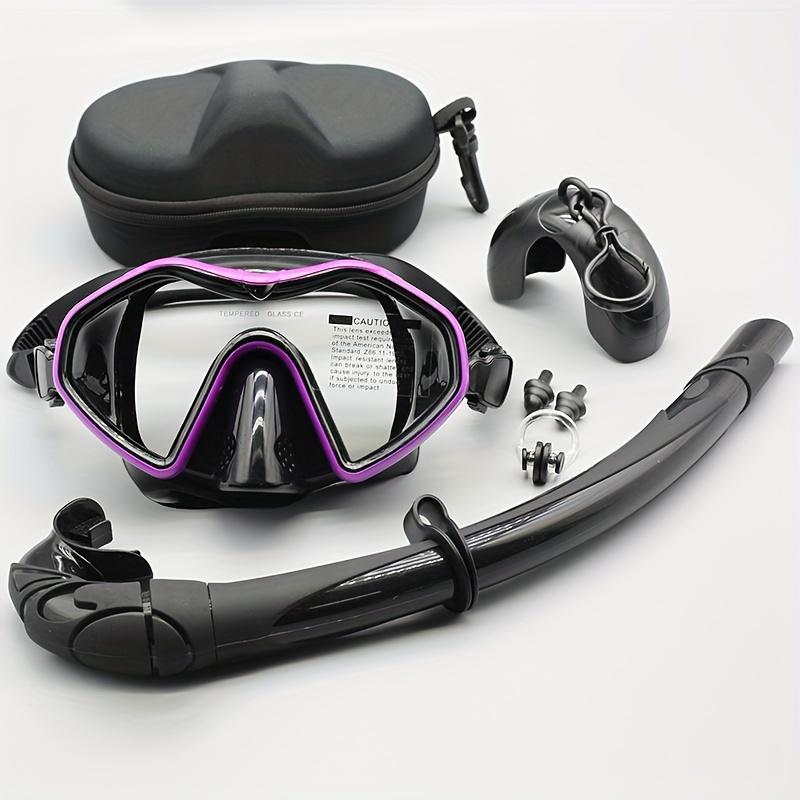 Professional Adult Silicone Waterproof Diving Mask Diving Mirror Anti Fog Floating Diving Set Large Frame Deep Set