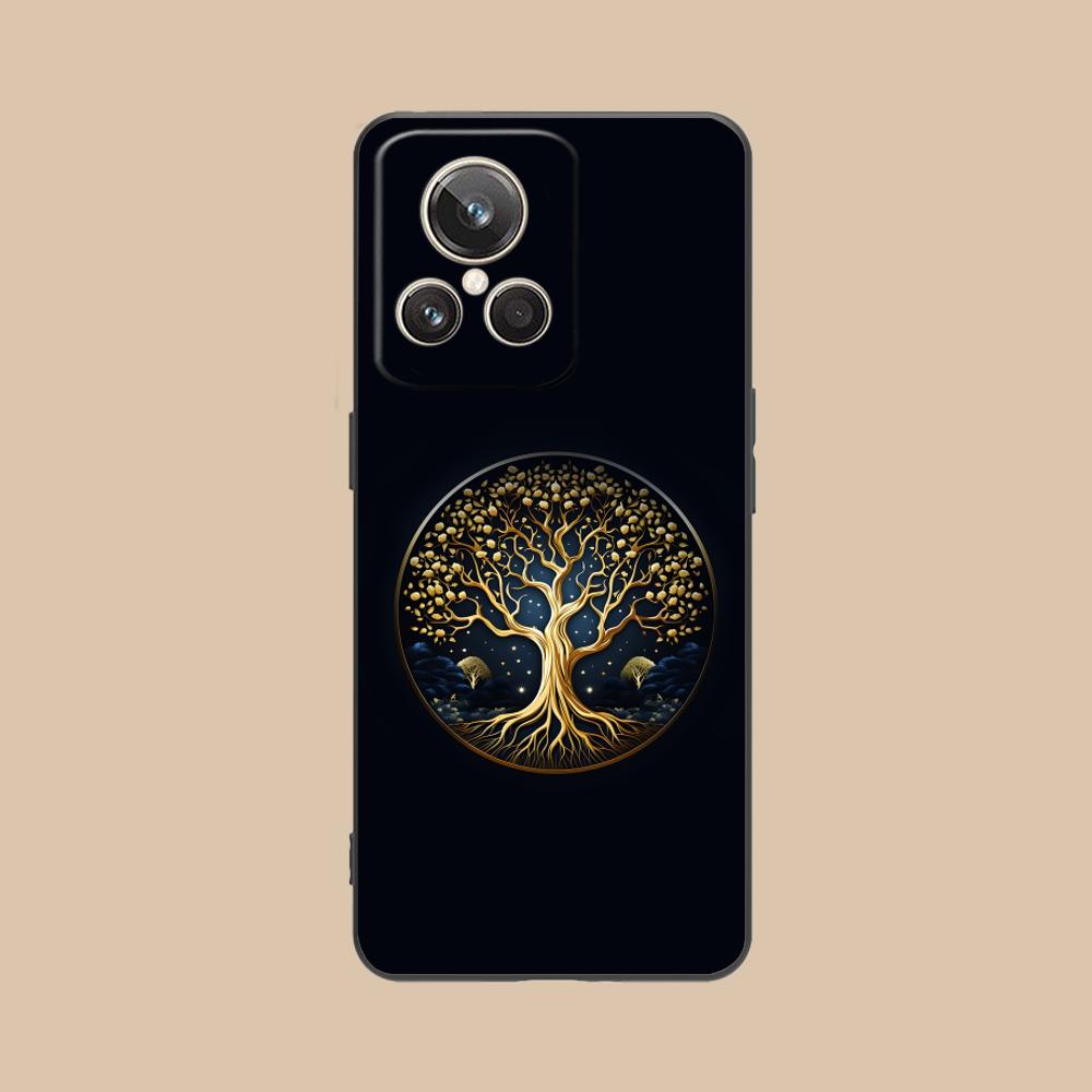 World Life Tree Mobile Phone Case for Realme 15 14 13 12 11 10 9 Pro Plus T I Lite 5G Colorful Printing Cover Cover Pretty