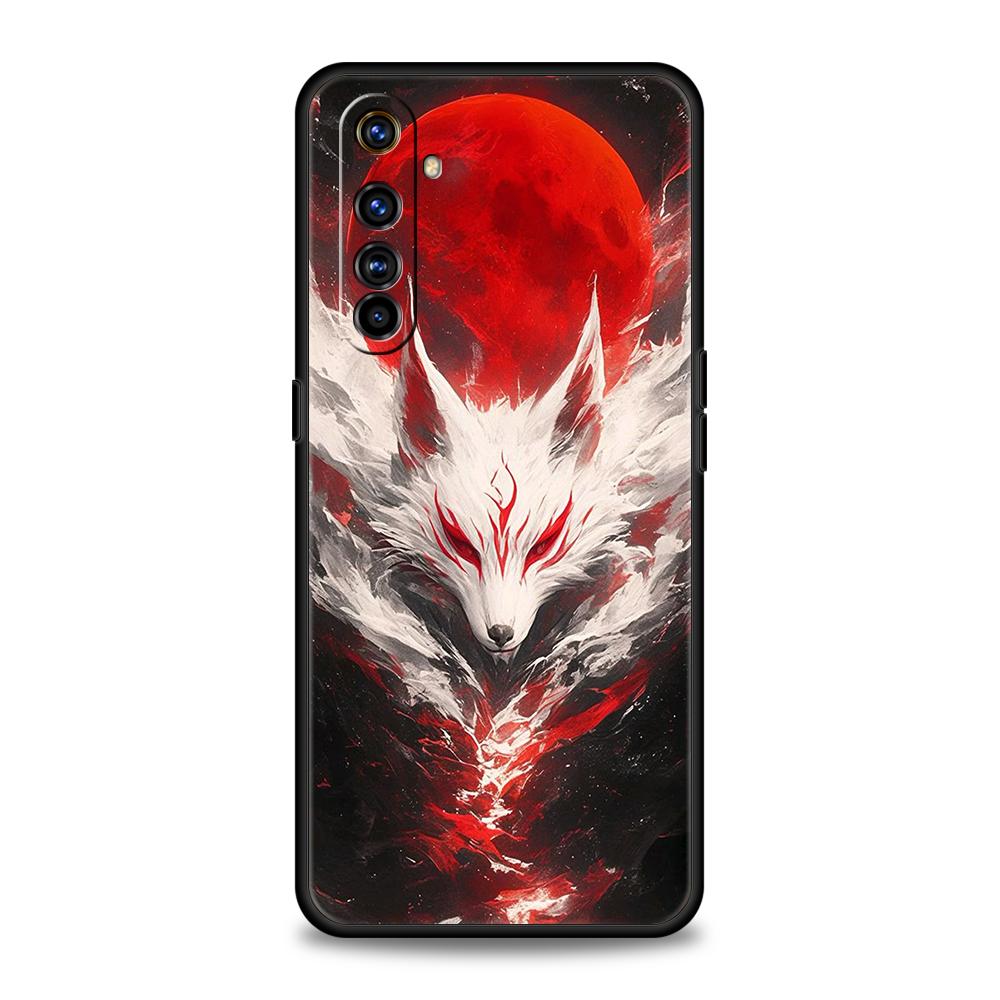 

Cute Red Fox Soft TPU For Realme 12 11 10 9 Pro Plus GT2 GT3 GT5 7 8 Pro C21 C25 C35 Pro 5G Shockproof Phone Case Fundas Capas Realme 8 5G