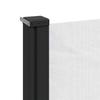 Retractable Side Awning White 220 x 600 cm