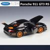 Welly 1/24 Porsche 911 GT3 RS Alloy Racing Car Model Diecast Metal Track Sports Car Vehicles Model High Simulation Kids Toy Gift