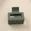 8.5CM x 10.5CM Rectangular Matte PS Hair Clip - Simple Shark Hair Accessory