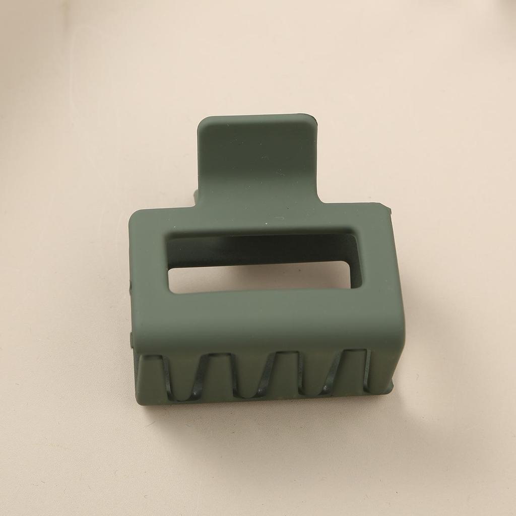 8.5CM x 10.5CM Rectangular Matte PS Hair Clip - Simple Shark Hair Accessory