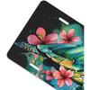 Watercolor Turtle Flower Front License Plate for Women Car Vanity Plates Decorative Aluminum Metal Cute Novelty License Plate Cover for Men 6x12 Inch