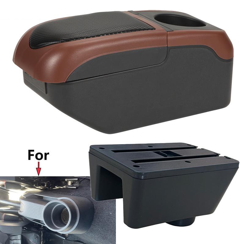 For Seat Ibiza Armrest Box For Seat Ibiza 6j Ibiza 6L Car Armrest Auto Storage Box Retrofit Parts Interior Car Accessories Arm