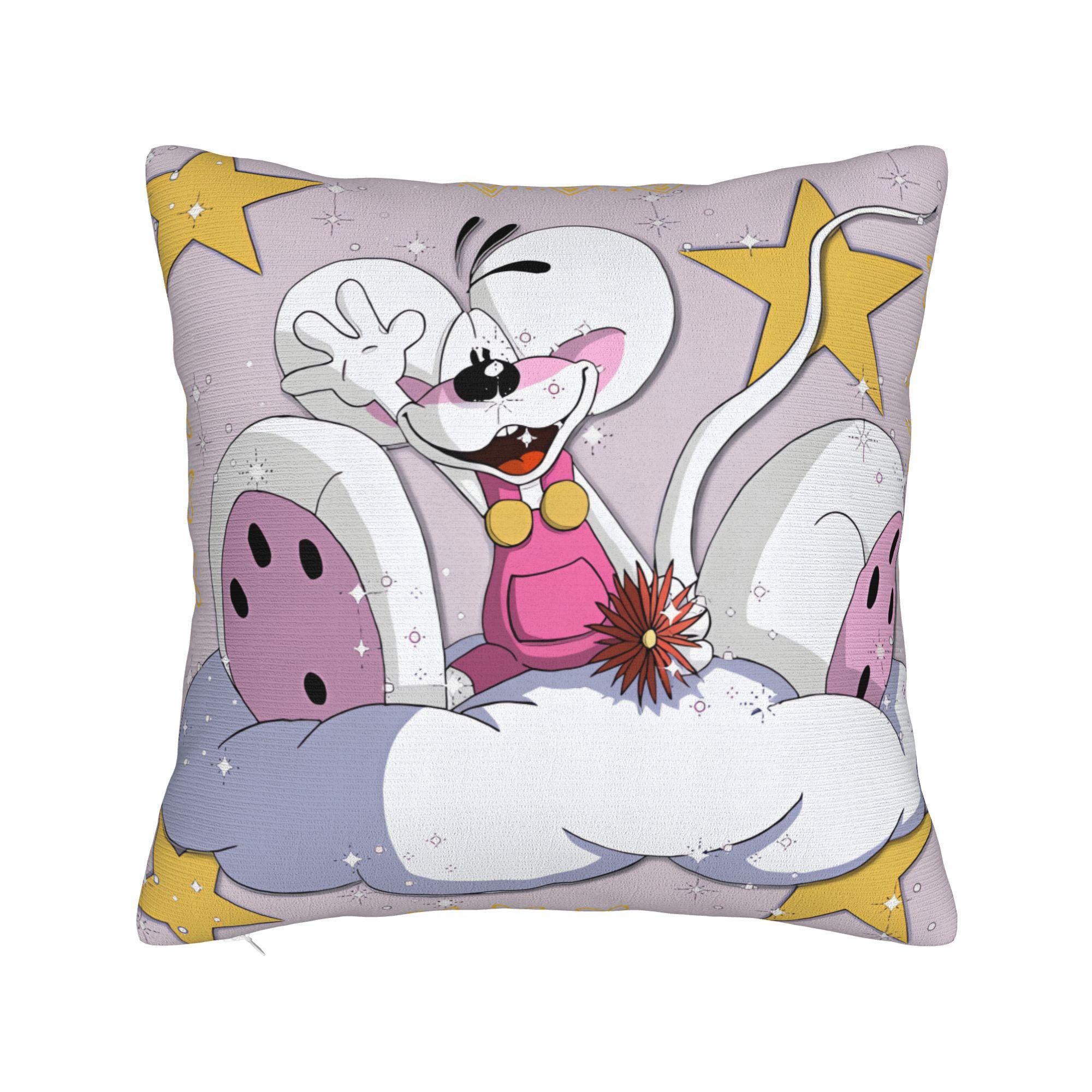 

Good Night Diddl Pillow Cover Comfy Cushion Cover Funny Pillow Case For Living Room Sofa 12x12Inch