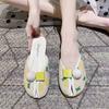 Fashion Woman Slippers Flat Fruit Shoes for Women Outside Round Toe Slides On Promotion New Collection H Sandal Slip-resistant Sandals