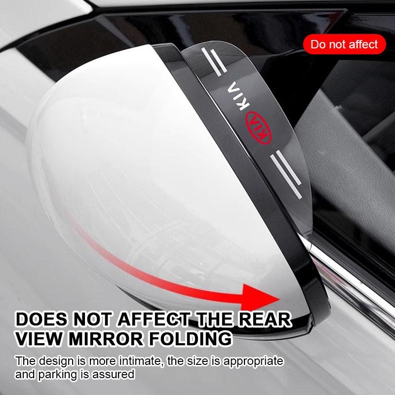 2Pcs Car Rear View Mirror Sticker Rain Eyebrow Auto Side Mirror RainProof Cover For Kia Rio Sportage R K3 K4 K5 k6 K7 K8 Ceed Sorento Cerato Soul