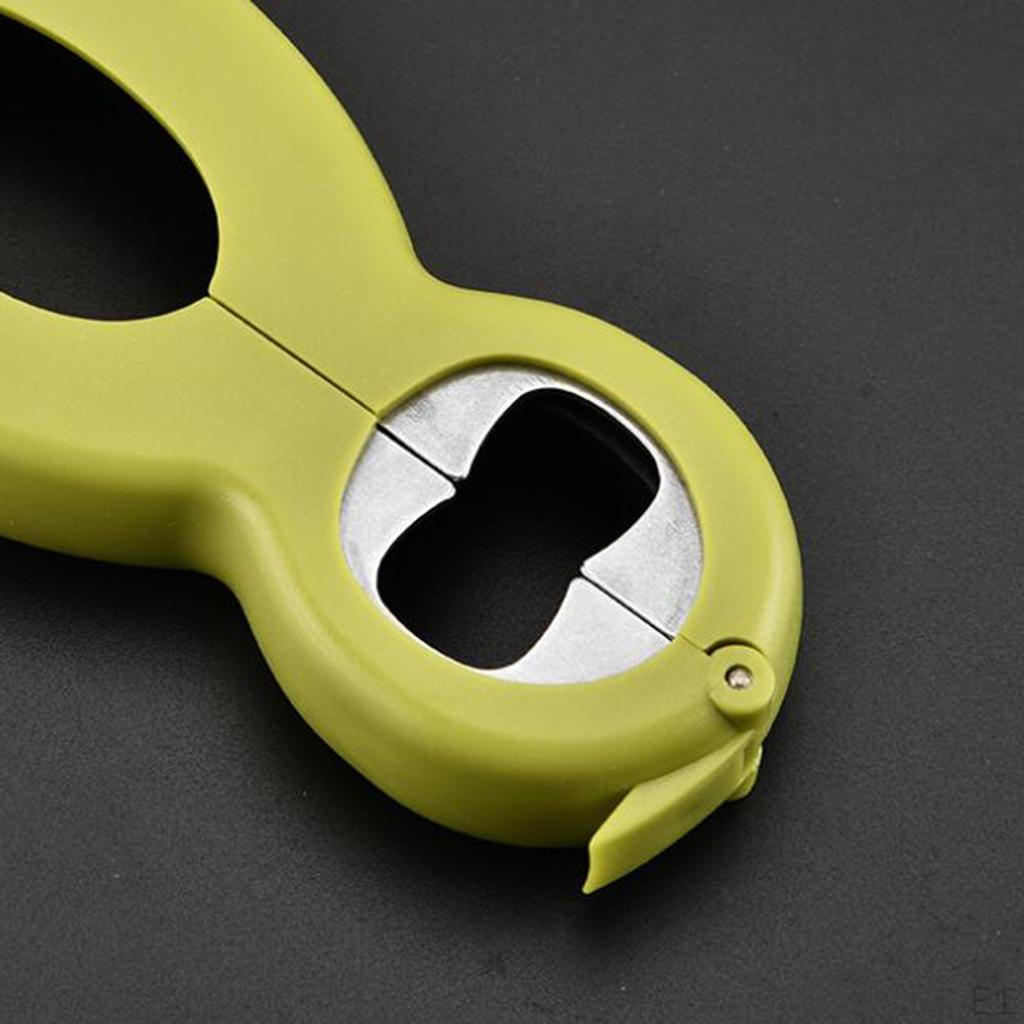 Double Size Multifunctional Stainless Steel Bottle Opener Can Opener, Seal Remover Lid