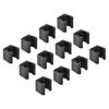 12 X Queue Wandhalterung Kunststoff Billardqueue/Angelrutenhalter Clips