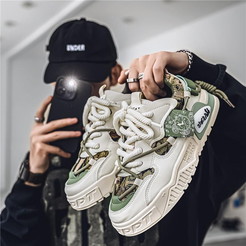 Men's Shoes Fashion Sneakers Comfortable Platform Breathable Shoes Outdoor Casual Street Trend Skateboard Designer Shoes