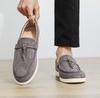 Fashion 2025 New Men's Fashion Lock Buckle Loafers Light Breathable Flats Driving Shoes Non Slip  Tassels Casual Outdoor Walking Shoes