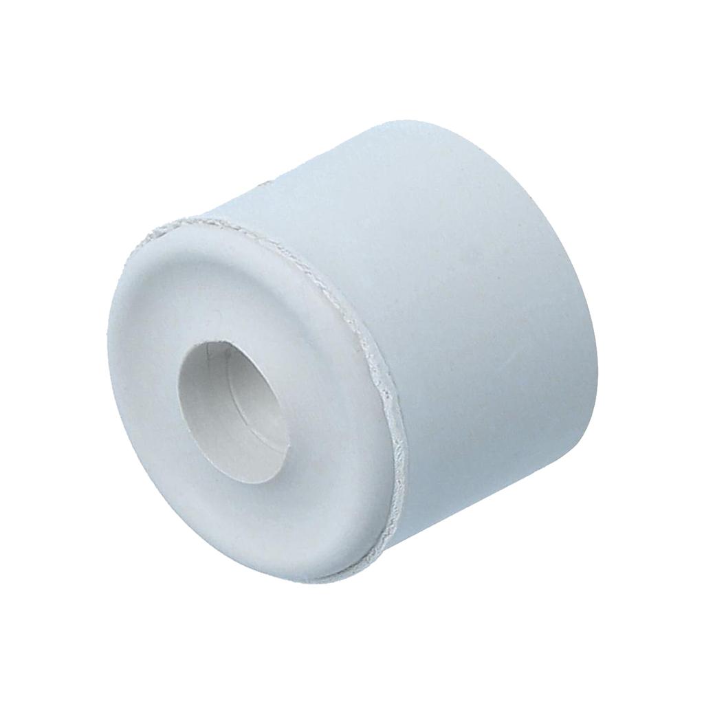 Small White Rubber Door Stops 25mm / 1''