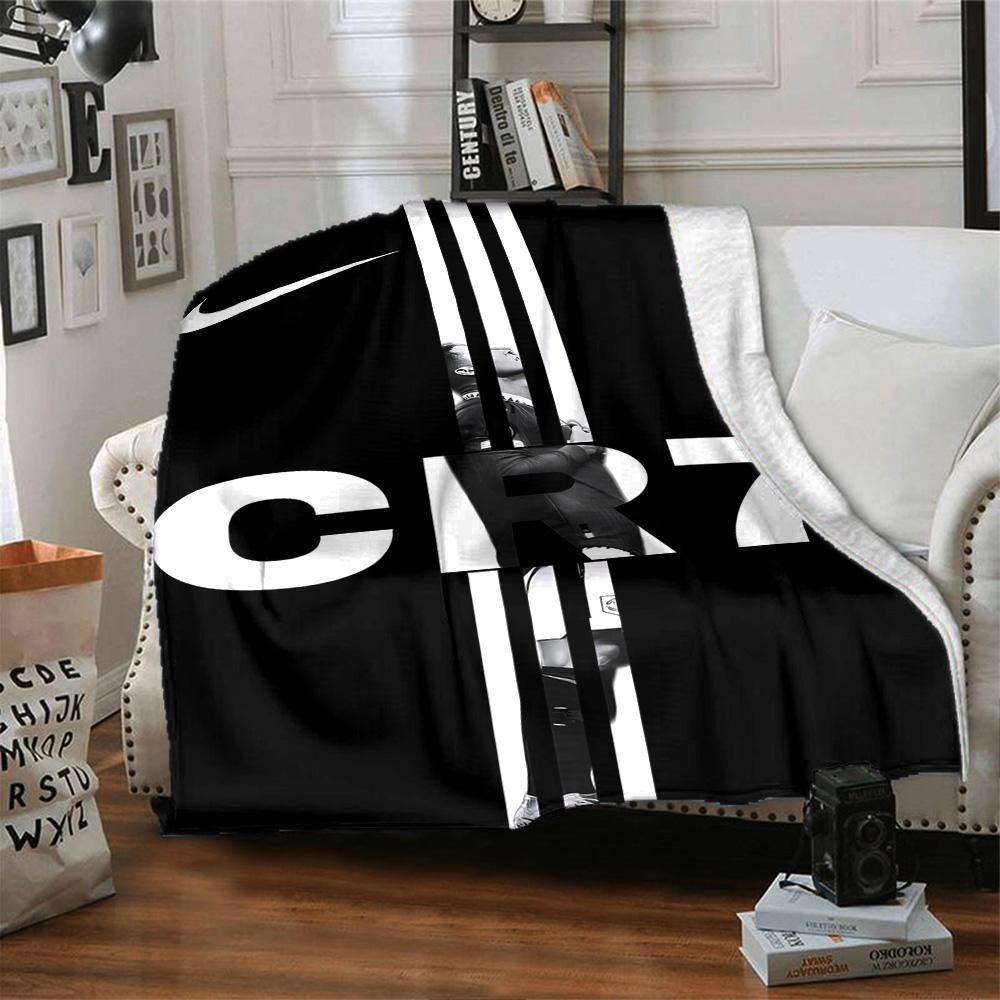 CR7 Football Blanket Ultra-Soft Suitable for Chair Sofa Livingroom for All Occasions Modern Style Perfect Gift for Relatives and Friends