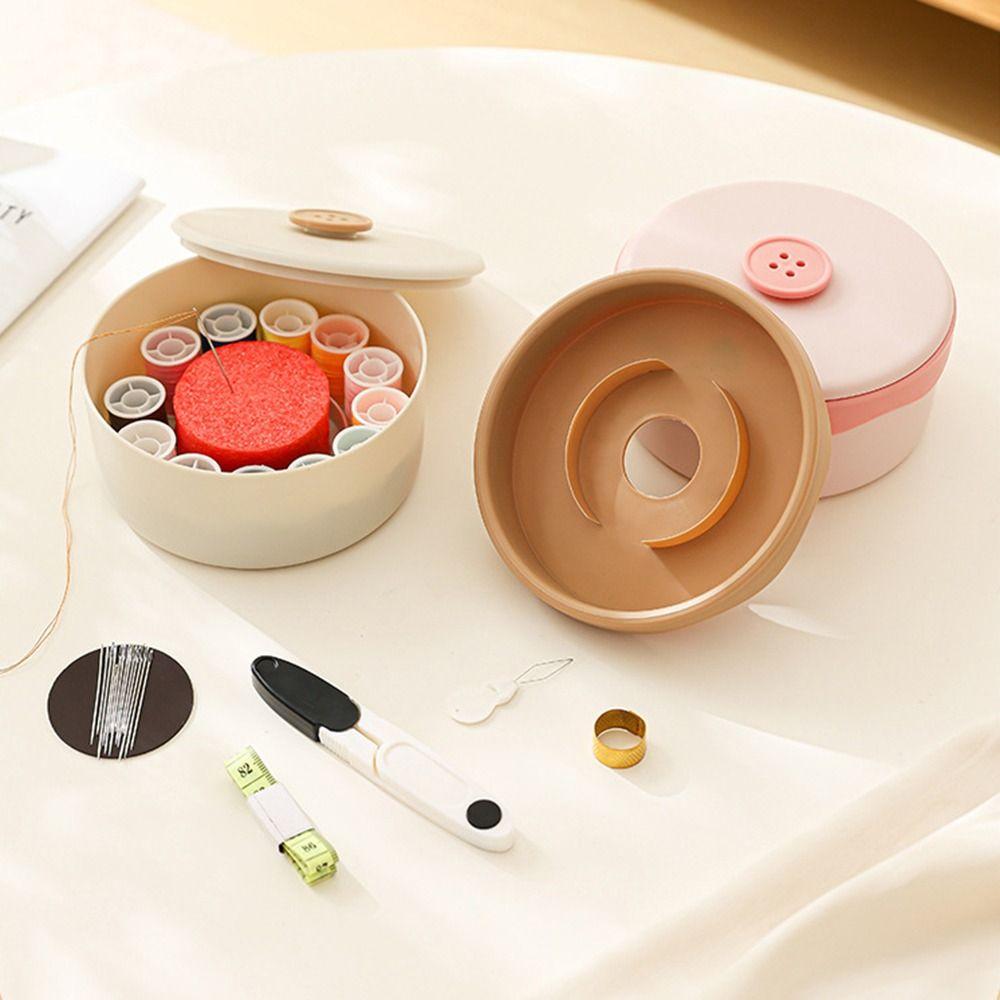 Hand Sewing Needles Needle Thread Box Portable Sewing Supplies Organizer Household Use