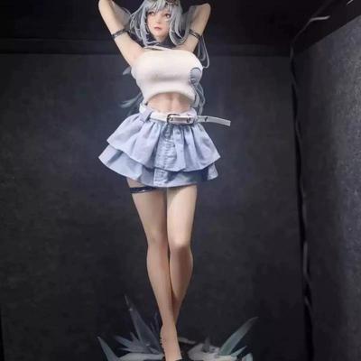 Anime hra v měřítku 1/4 Plavky Jingliu Ručně vyrobený model krásné dívky Akční figurka Podstavec Stolní dekorace Sběratelský dárek
