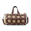 Today's popular woven hollow pillow bag trend rivet fashion casual portable messenger women's bag shoulder bag