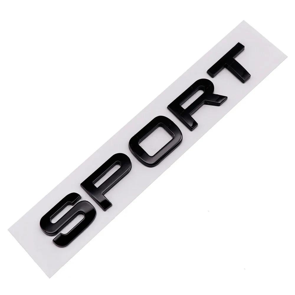 3D ABS SPORT Letters Emblem Car Rear Trunk Badge For Discovery Evoque L494 L320 Sport Sticker Accessories