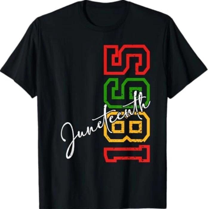 

Juneteenth 1865 Shirts Women Men June 19th 1865 Freedom Day TEE Shirt 4XL
