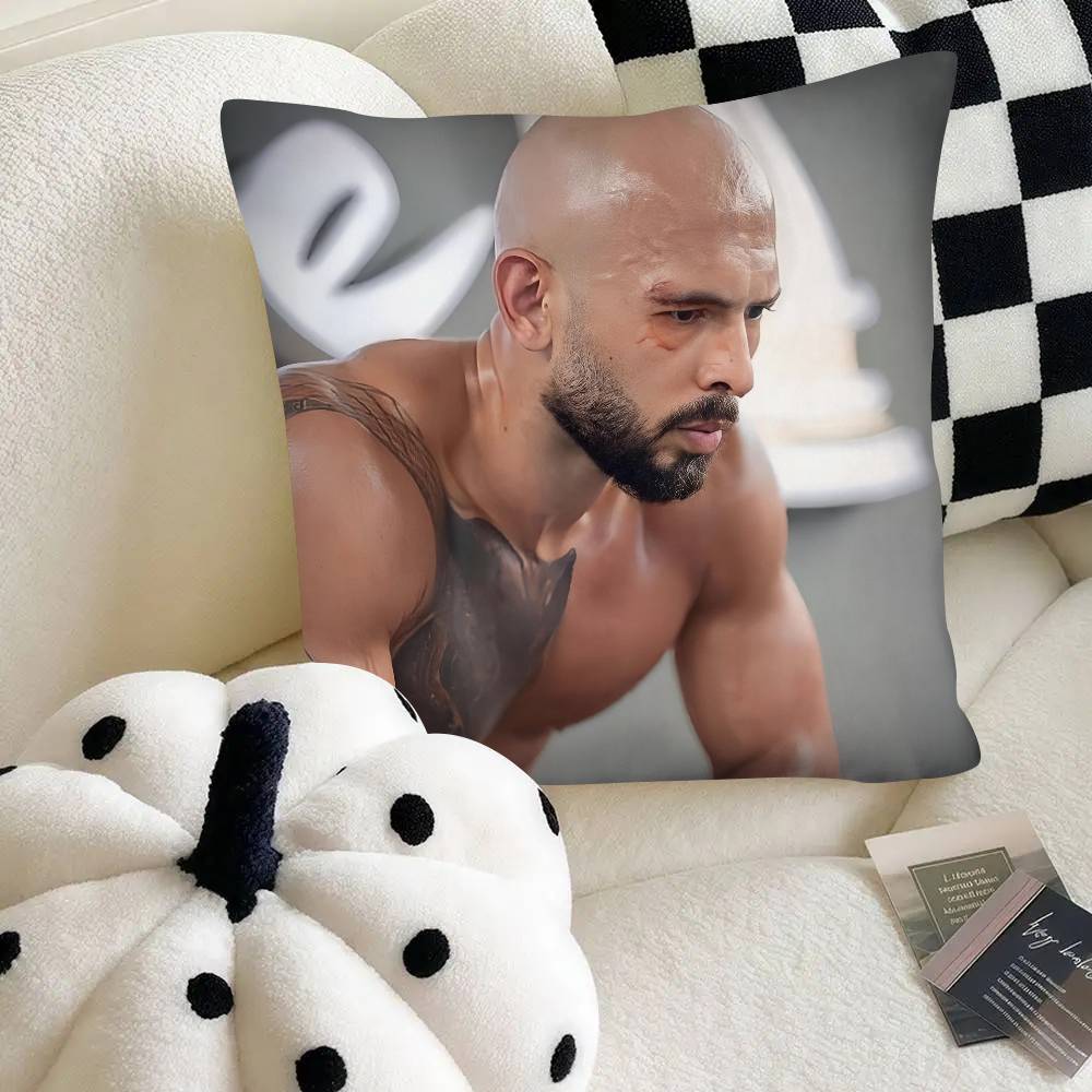 Art And A-Andrew Tate Pillow Case Square Pillow Bedroom Sofa Leisure Comfort Cushion Car Home Decoration