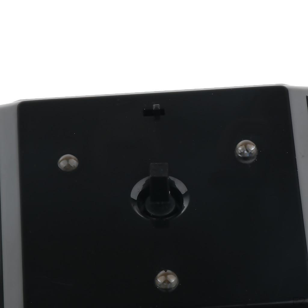 Zasilany energią słoneczną obrotowy stojak wystawowy Gramofon czarny