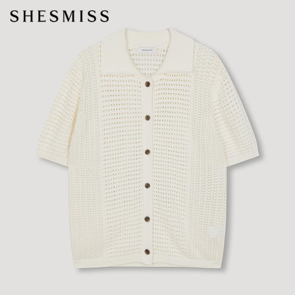 

She S miSS Kara Punching Knit Cardigan SSkcdn21080 Cr creamy/55