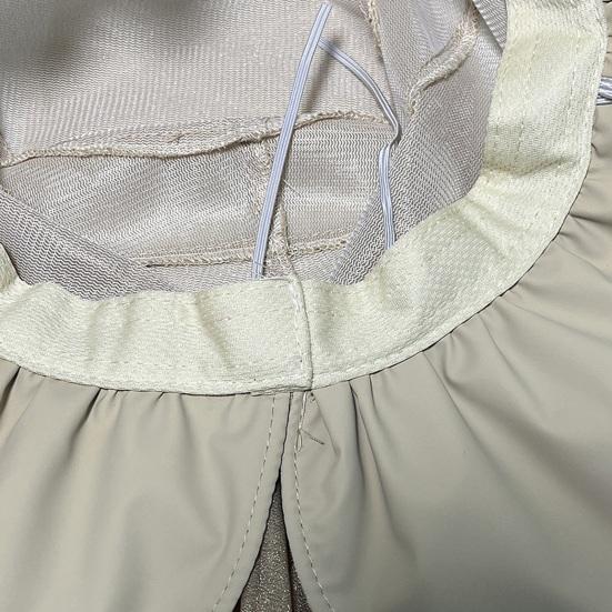 Fisherman Hat Three-Dimensional Large Bow Mesh Fabric Full Face Sun Protection Hat
