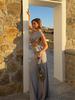 2026 Spring/Summer Women's Fashion Sleeveless Sequined Long Dress Set