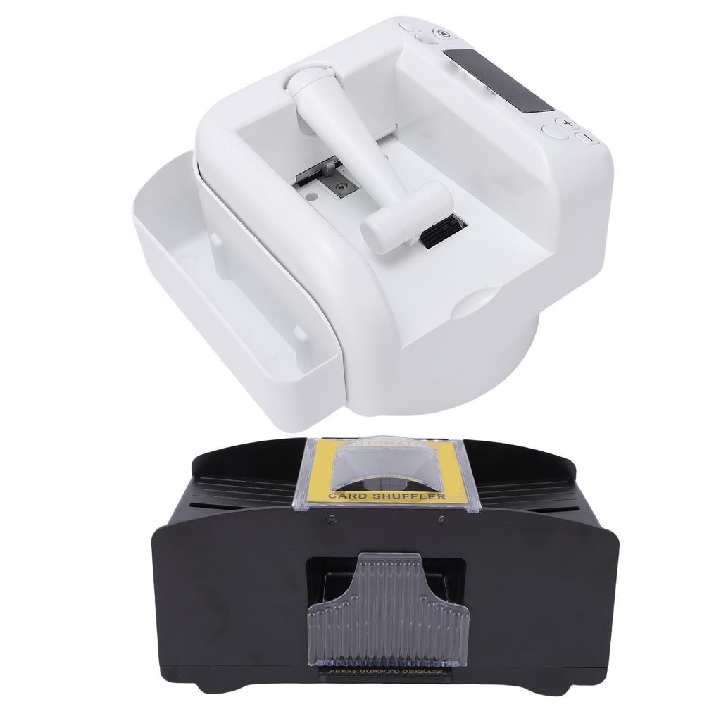 Card Shuffler and Dealer Set 360 Degree Rotating Card Dealing Machine and Shuffling Machine for 8 Players
