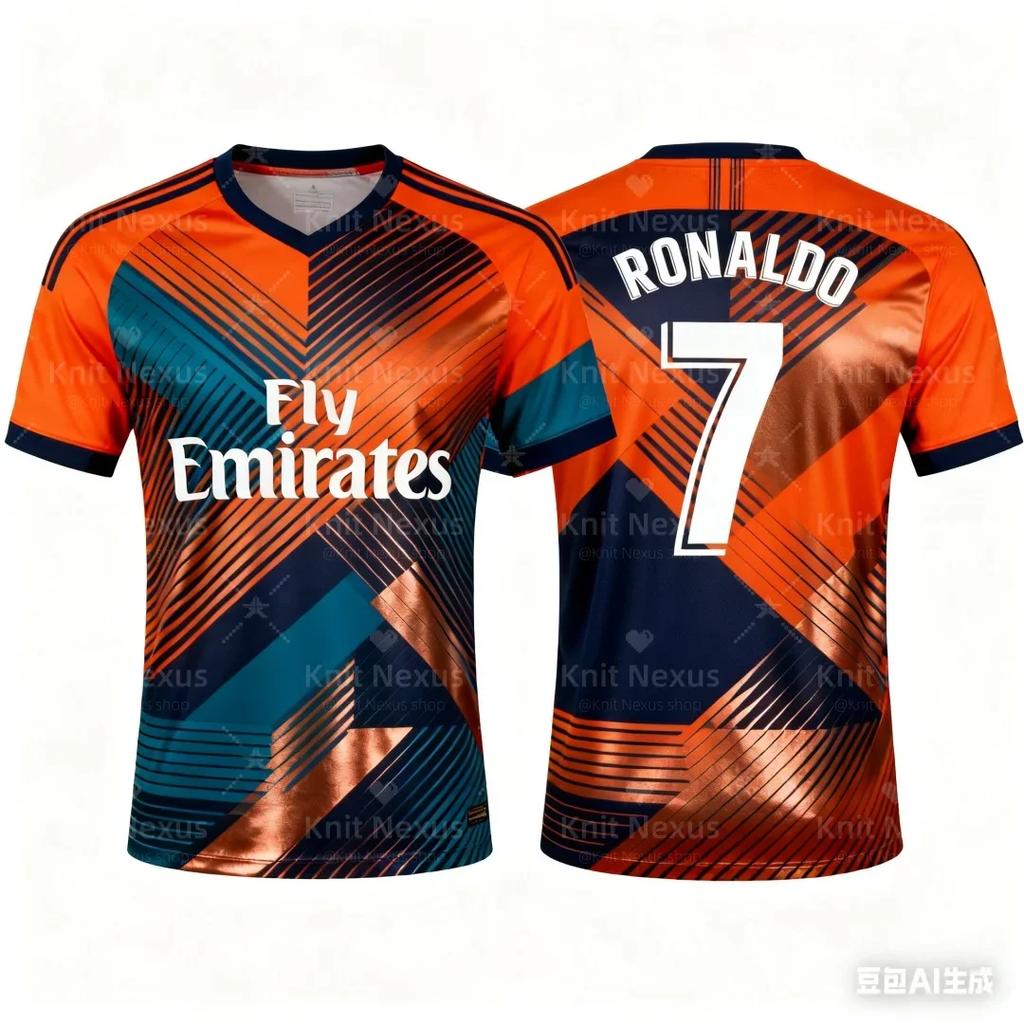 Men's Outdoor Soccer Shirt, Sports T-shirt, Fitness Style, 3D Print, Kids' Clothing, Summer