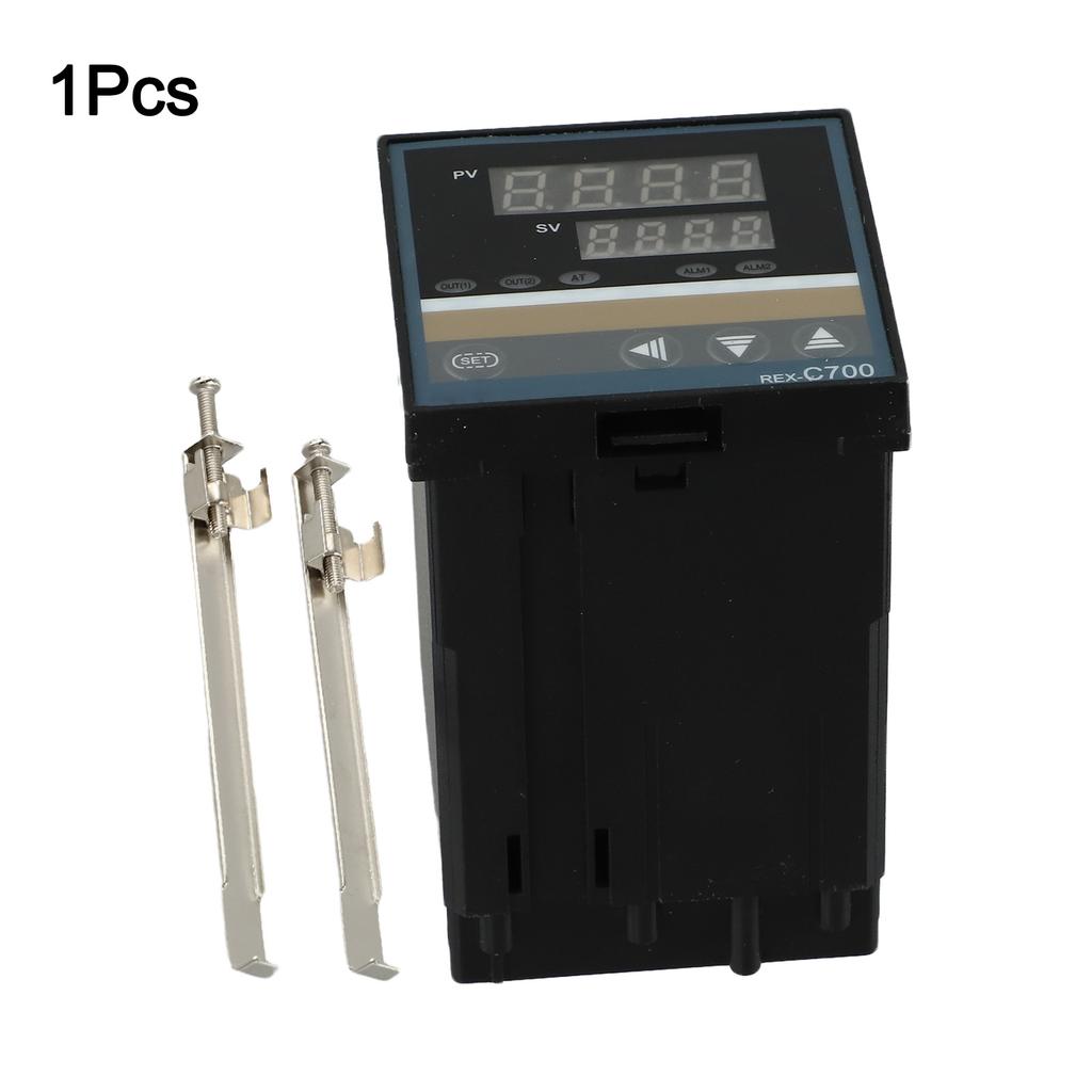 REX-C700 PID Temperature Controller, 220V, 400℃ Digital Temperature Controller Output, 40A SSR/K-type Thermocouple