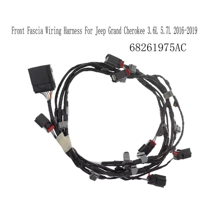 68261975AC Front Fascia Wiring Harness For Jeep Grand Cherokee 3.6L 5.7L 2016-2019 Front Bumper Sensor Harness