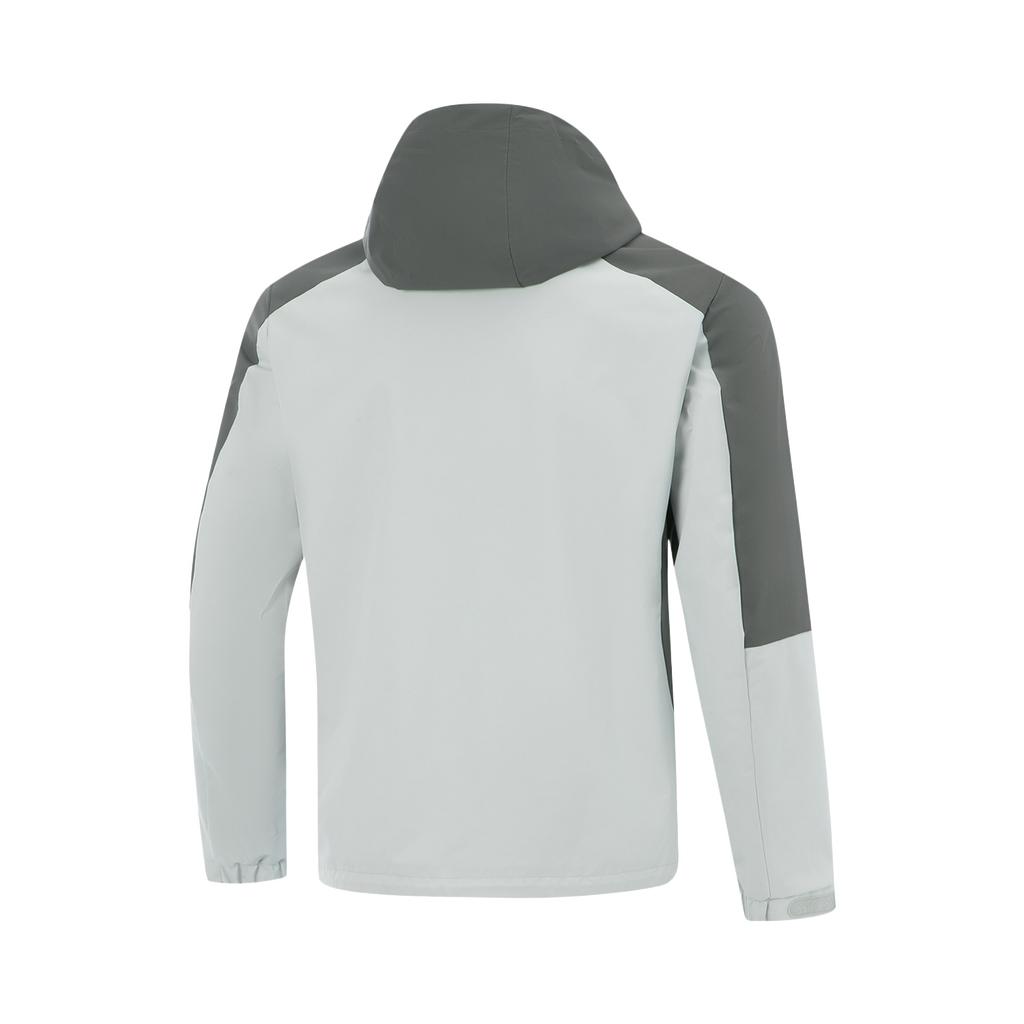 Li-Ning Fitness Series Windproof Water-Repellent Three-Dimensional Anti-Static Hooded Windbreaker Men Outerwear AFDVG61-3