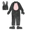 Kids Gray Plush Rabbit Costume Cosplay Outfit Halloween Party Dance Performance Unisex Toddler Jumpsuit