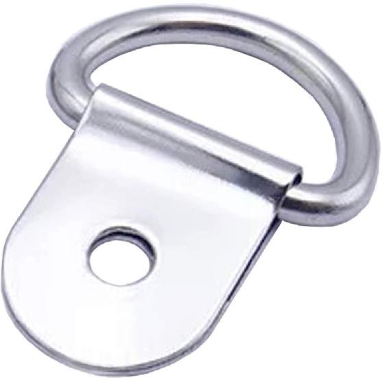 30 Pack Small Steel D-Ring Tie Downs, ExcelFu D Rings Anchor Lashing for Loads On Case Truck Cargo Trailers RV Boats, Silver