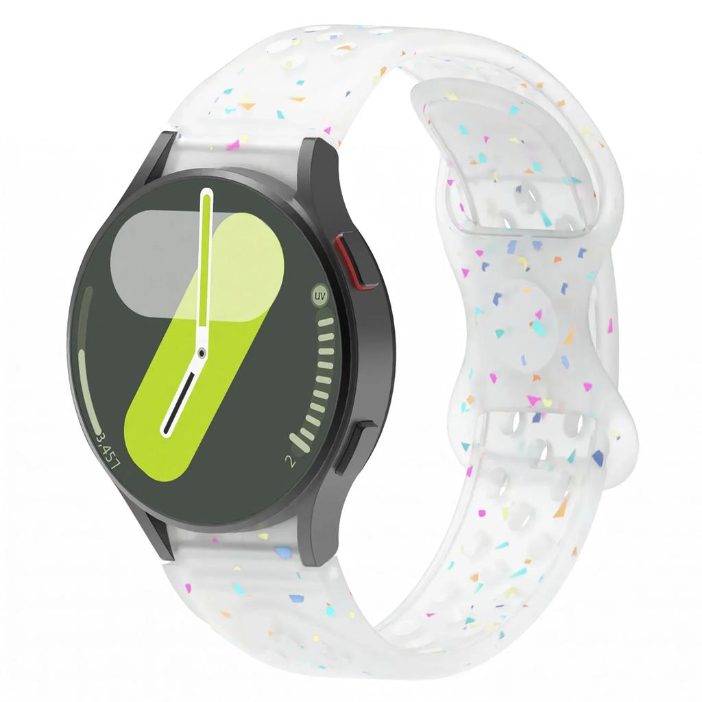 Soft Silicone Strap for Samsung Galaxy Watch 7 6 5 4 40mm 44mm 5Pro 45mm Sport Band for Galaxy Watch6 Classic 47mm 43mm Bracelet