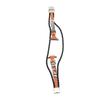Ethnic Vintage Style Smartwatch Band PU Leather Replacement Wrist Strap for Men Women Brown 22mm