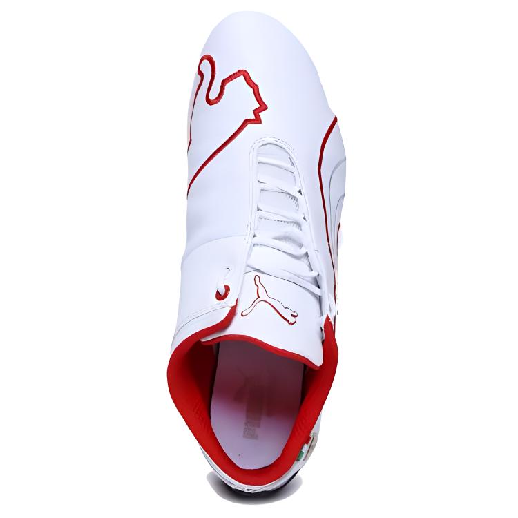 Puma Formula 1 X Future Cat White Pop Red Unisex Sneakers 308280-02