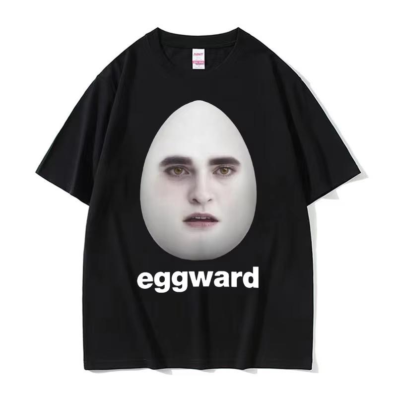 Hot Twilight Eggward Funny Meme T Shirt Edward Cullen Parody Humor Tshirt Men Women Casual 100% Cotton Short Sleeve T-shirt T... S разноцветный