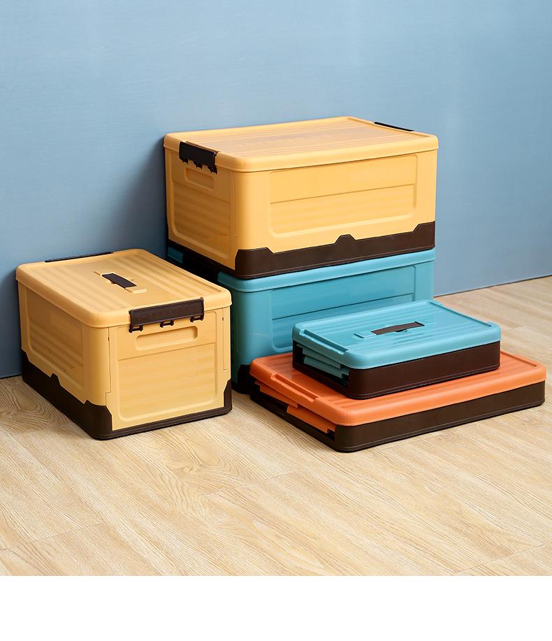 Nordic Style Foldable Plastic Storage Box for Clothes, Toys, and Books