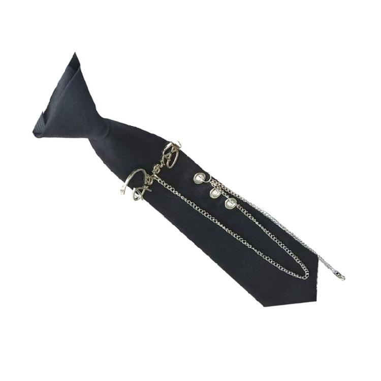 Tassels Chain Tie Knotfree Tie Adjustable Neck Tie Halloween Dressingup Neckwear