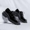 Mens Shoes Fad Casual Daily Leather Shoes Designer Loafers Mens British Style Low Heel Tooling Leather Shoes Zapatos Para Hombre
