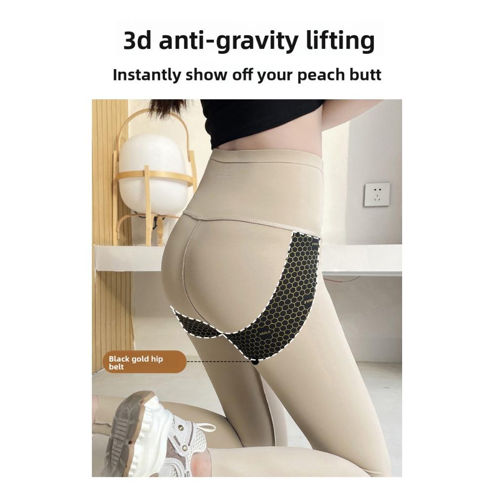 Women Zipper Tummy Control Shark Pants, Fleece Lined High Waist Butt Lifting Skinny Leggings for Autumn Winter Outdoor Wear