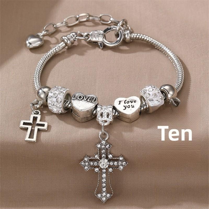 Fashion Heartshaped Zircon Jewelry Bracelet For Women And Teen Giftgiving